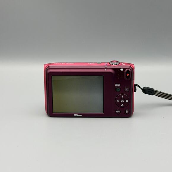 Nikon Coolpix S3500 Digital Camera | 20.1MP | Decorative Pink (Rare) - Picture 5 of 5